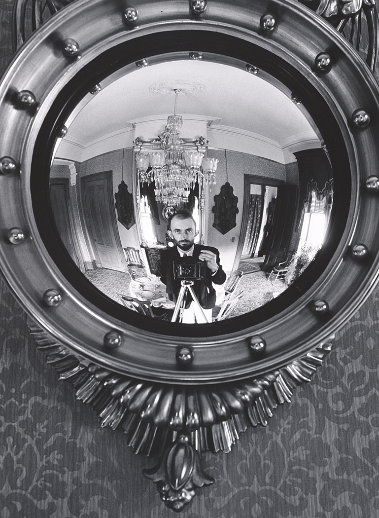 Self-Portrait in Victorian Mirror, Atherton, California
