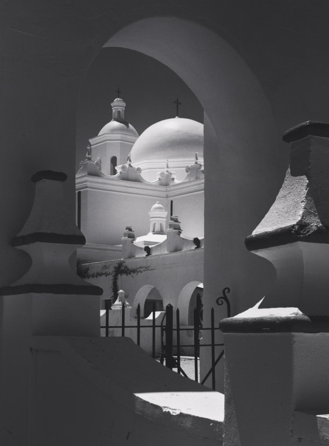 John P. Schaefer, Mission San Xavier del Bac, 1977, 1977, Gift of John Boland, © 1977 John P. Schaefer