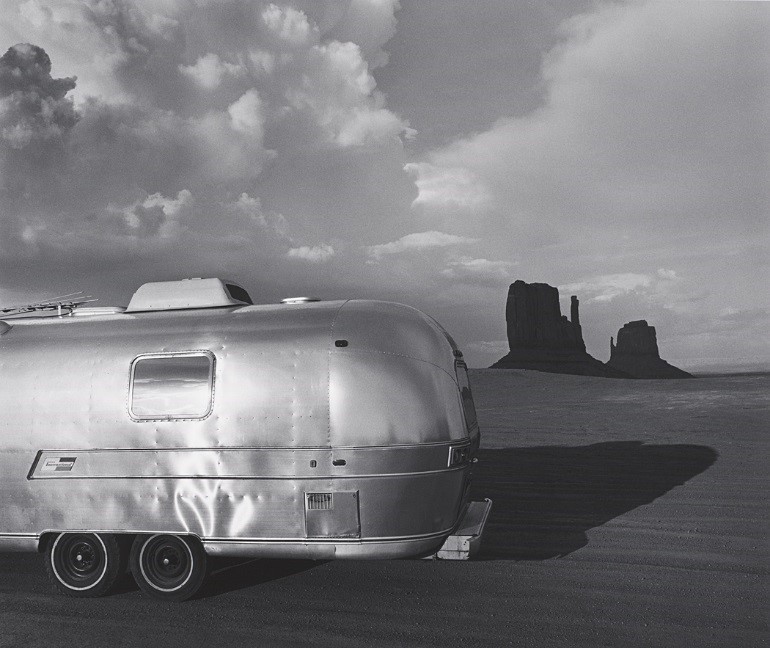 Airstream at Monument Valley, Arizona